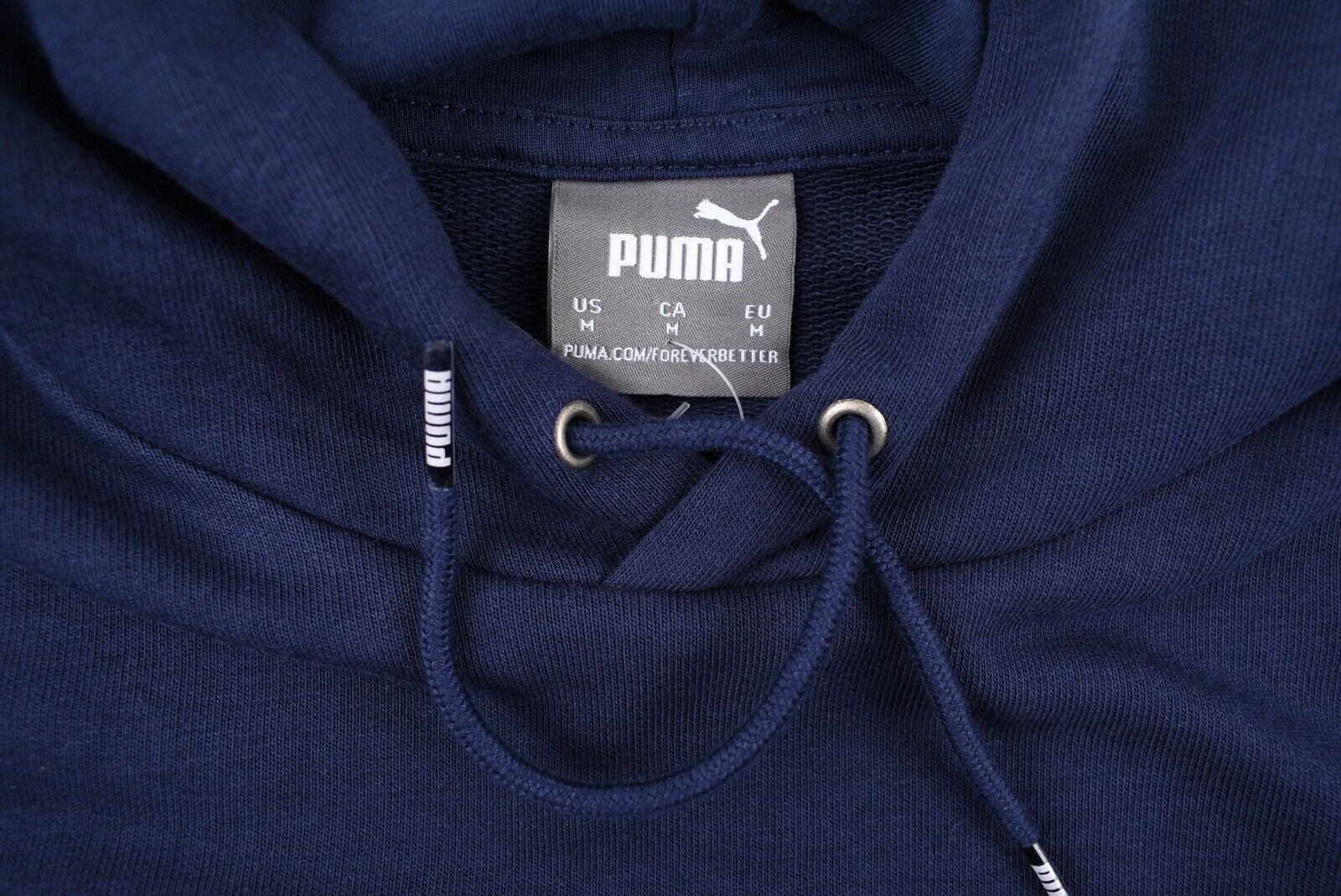 PUMA Men's PROGRAM Hoodie, Hooded Sweatshirt, Peacoat Blue, size MEDIUM