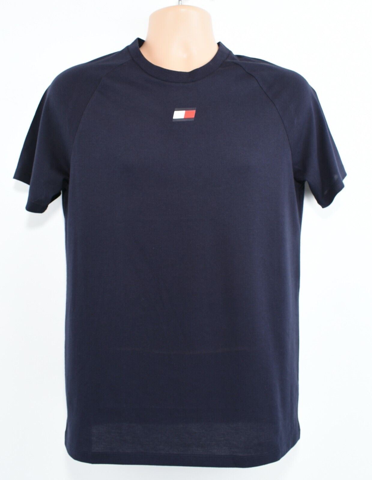 TOMMY HILFIGER - TOMMY SPORT Men's Chest Logo T-shirt, Blue, size SMALL
