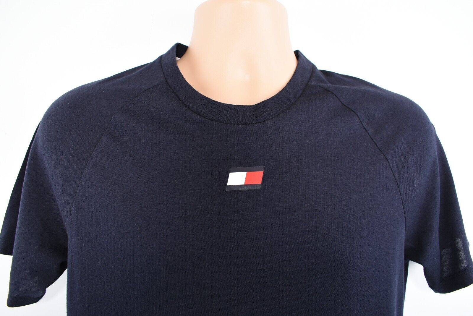 TOMMY HILFIGER - TOMMY SPORT Men's Chest Logo T-shirt, Blue, size SMALL