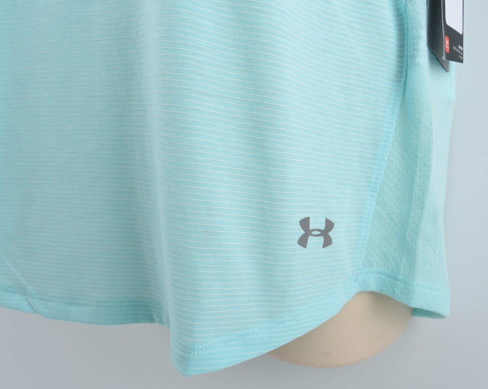 UNDER ARMOUR Women's THREADABORNE Workout Running Tank Top, Mint Green, size M