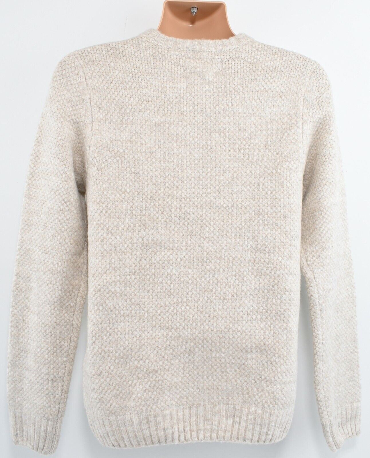 FIRETRAP Men's Texture Knit Jumper /Sweater, Beige, size SMALL