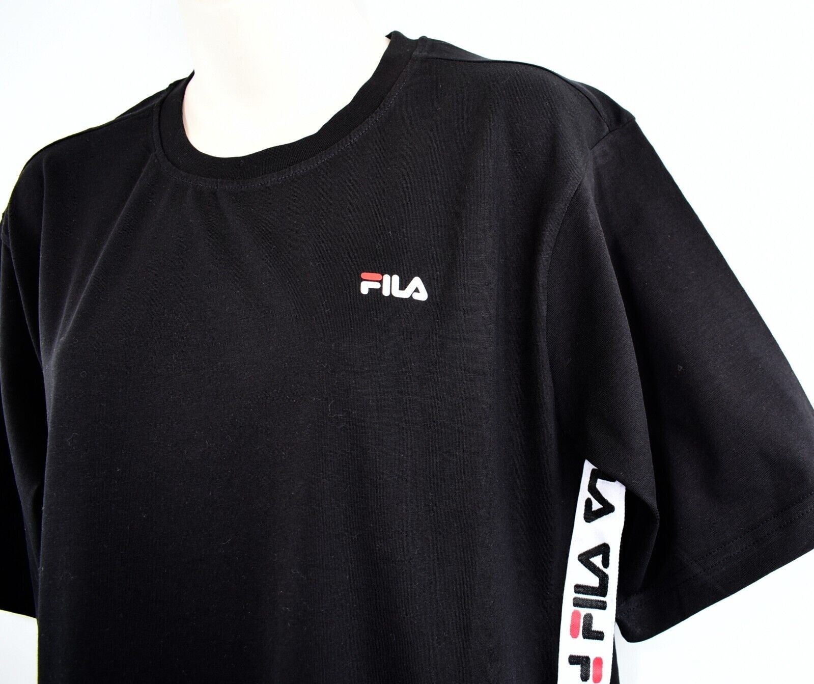 FILA Women's TALITA Short Sleeve Side Tape T-shirt, size M / UK 12