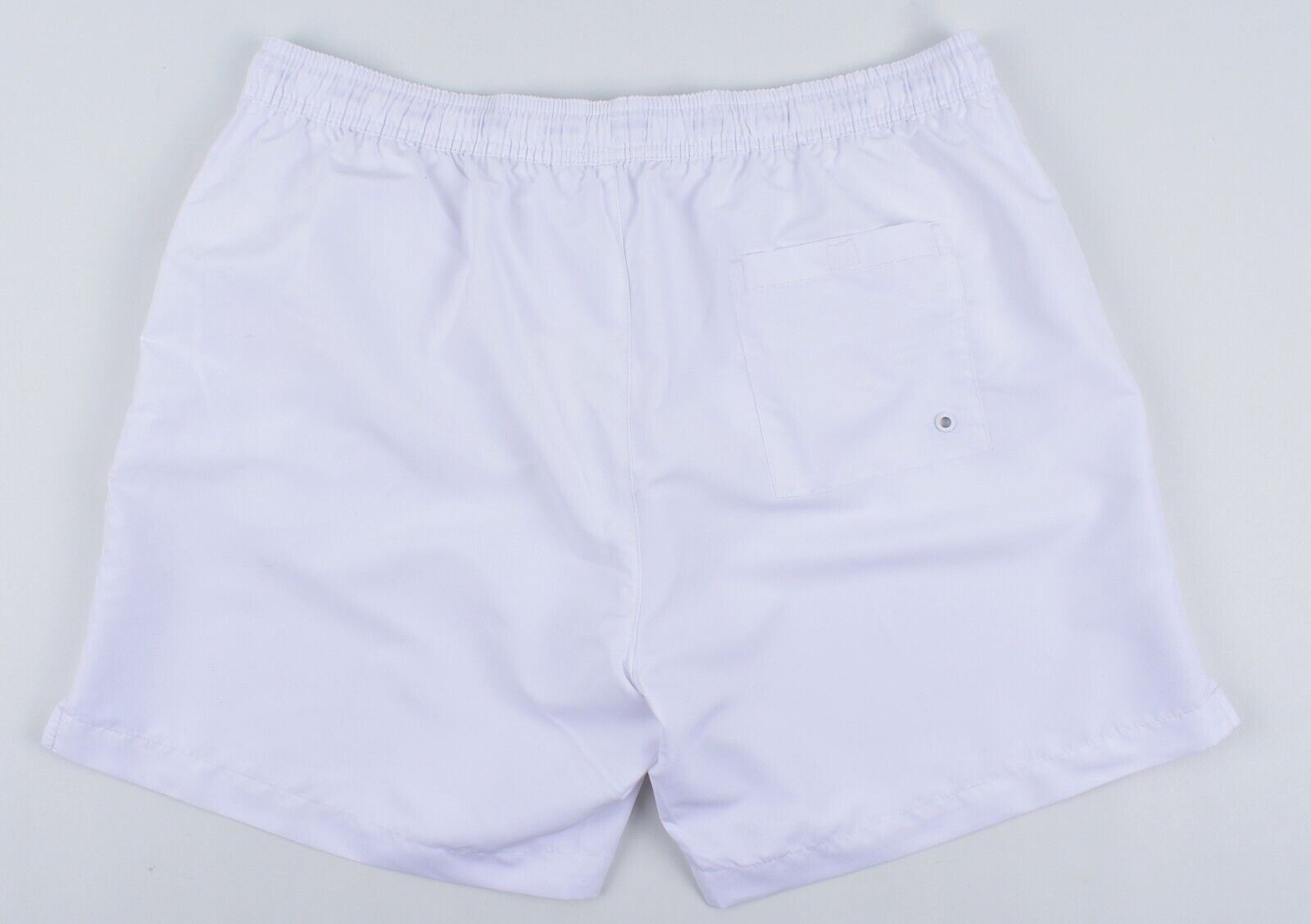 CALVIN KLEIN Men's Swim Shorts, White /Side Logo Stripe, size XL