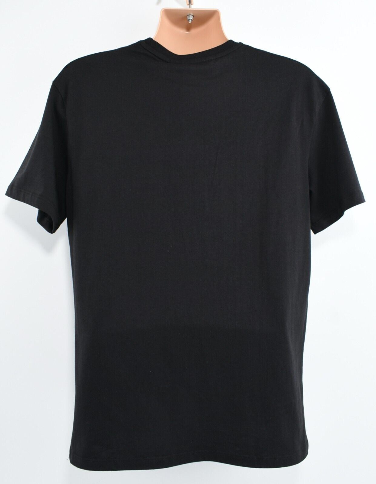 CRIMINAL DAMAGE Men's Short Sleeve T-shirt, Black with Yellow Logo, size SMALL