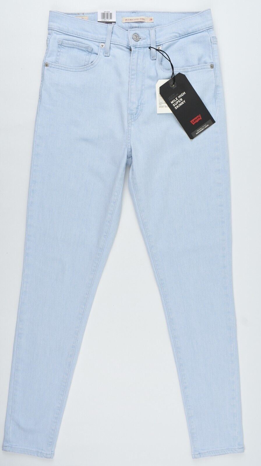 LEVI'S Women's Mile High Super Skinny Stretch Denim Jeans, Blue, size W28 L28