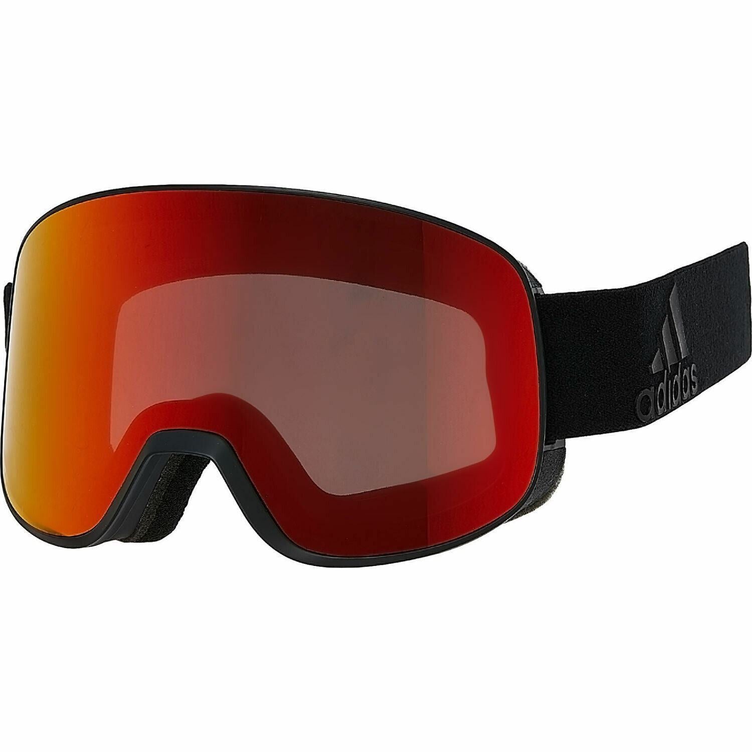 ADIDAS - Progressor C Sports Men's Ski Goggles, Black Matt/Red AD81/51 6055