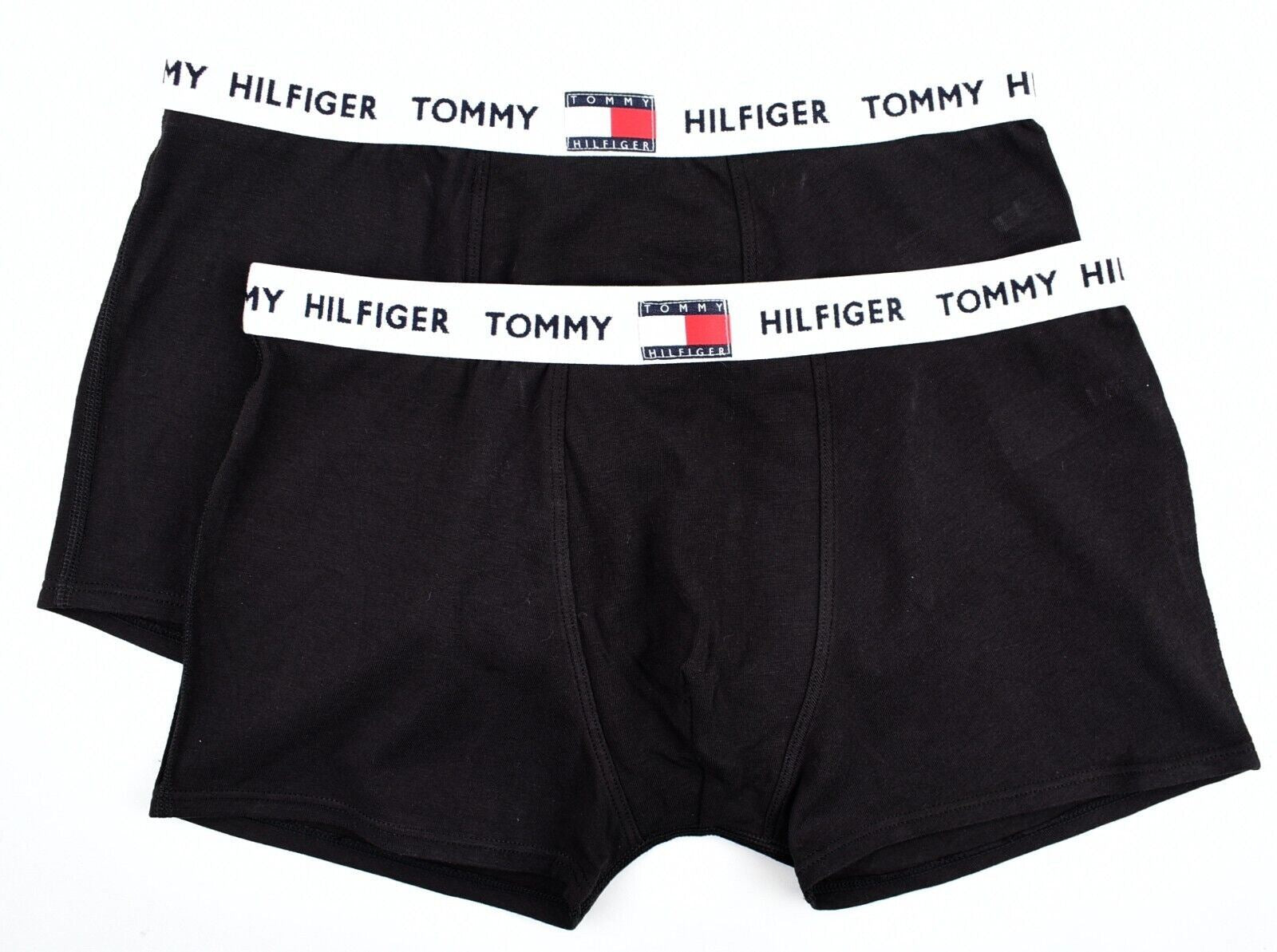 TOMMY HILFIGER - TOMMY 85 - Boys' 2-pk Boxer Trunks, Black, size 12-14 years