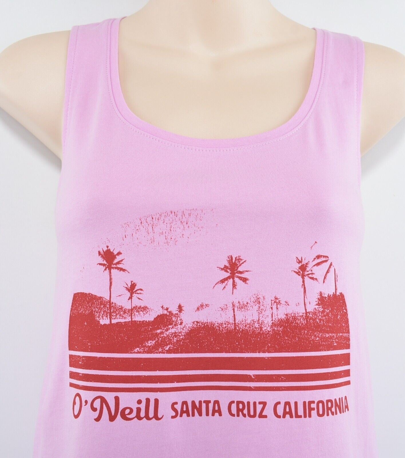 O'NEILL Women's SCARLETT Organic Cotton Tank Top, Marge Pink, size XS /UK 8