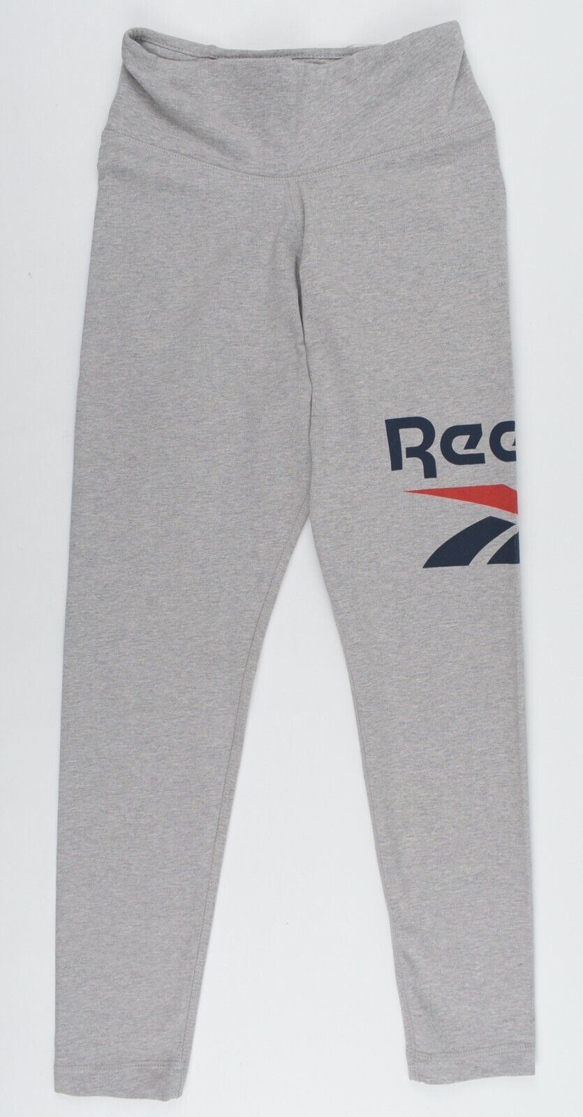 REEBOK Women's 7/8 Length Cotton Leggings, Medium Grey, size XS /UK 6-8