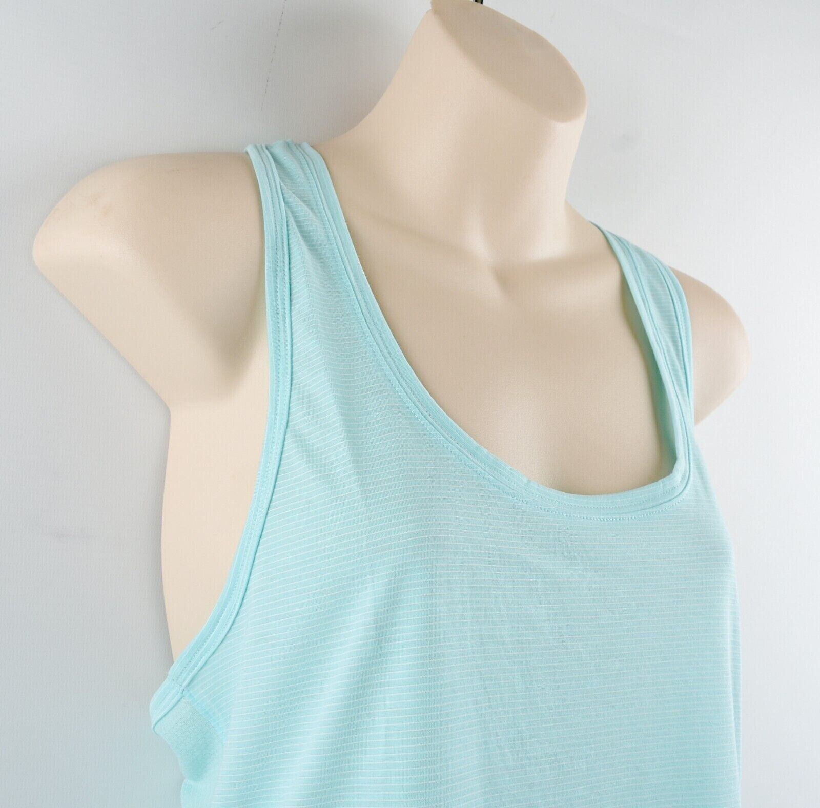 UNDER ARMOUR Women's THREADABORNE Workout Running Tank Top, Mint Green, size S