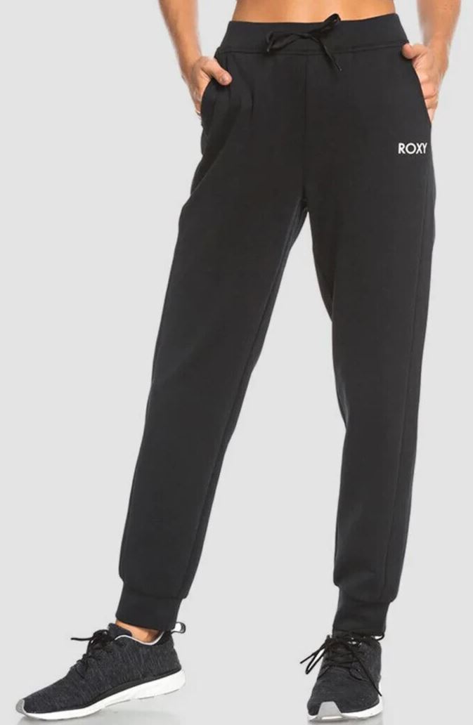 ROXY Womens CRYSTAL Black Joggers / Jogging Pants, Black, size S /UK 10