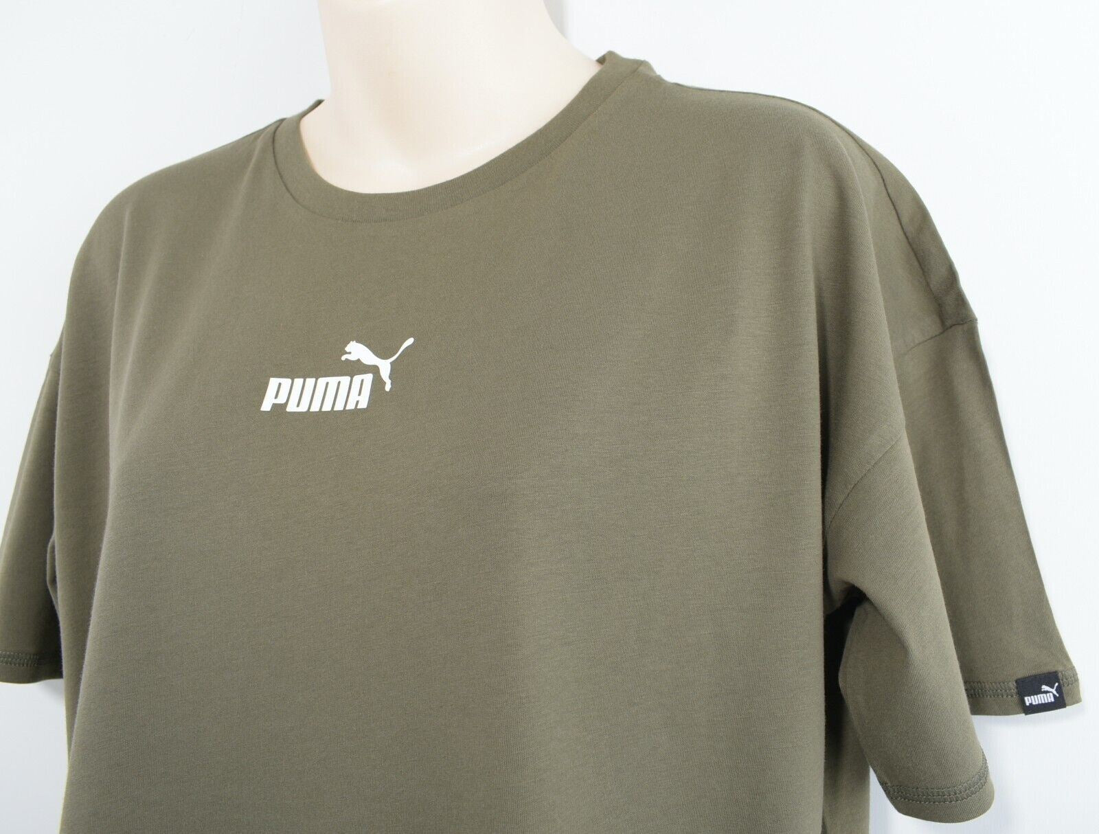 PUMA Womens Power Tee, Relaxed Fit Grape Leaf, size S /UK 10