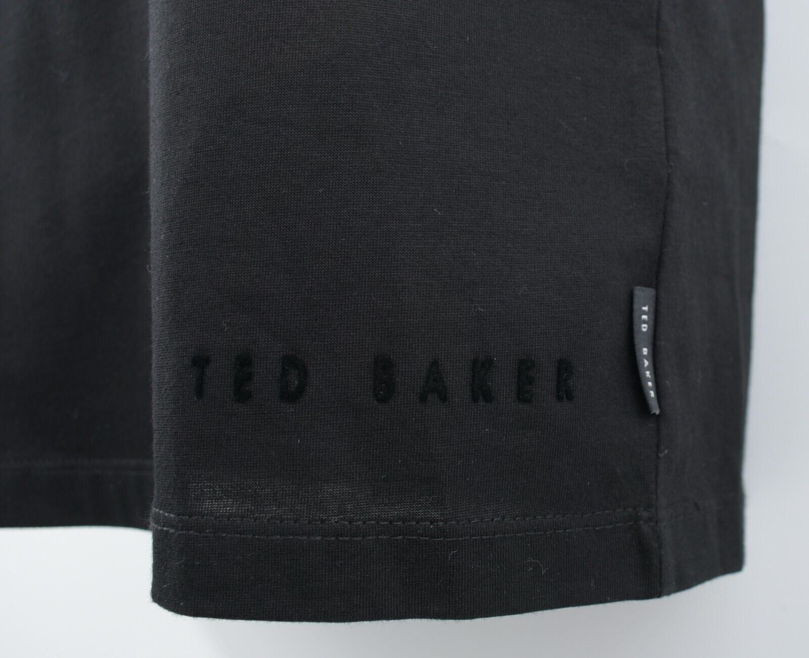 TED BAKER Mens ONLY Tee, Crew Neck T-shirt, Black, Ted size 2 /SMALL