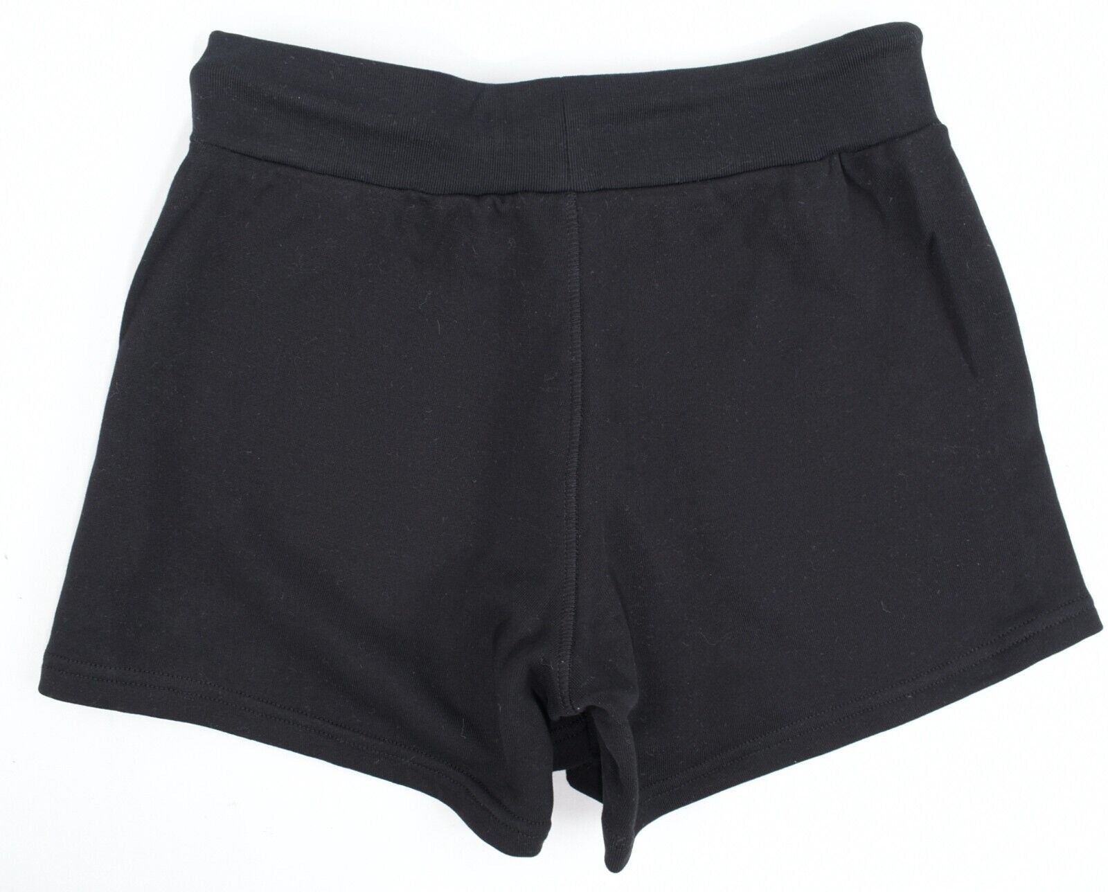 DIESEL Loungewear: Womens French Terry Sweat Shorts, Black, size XS /UK 8