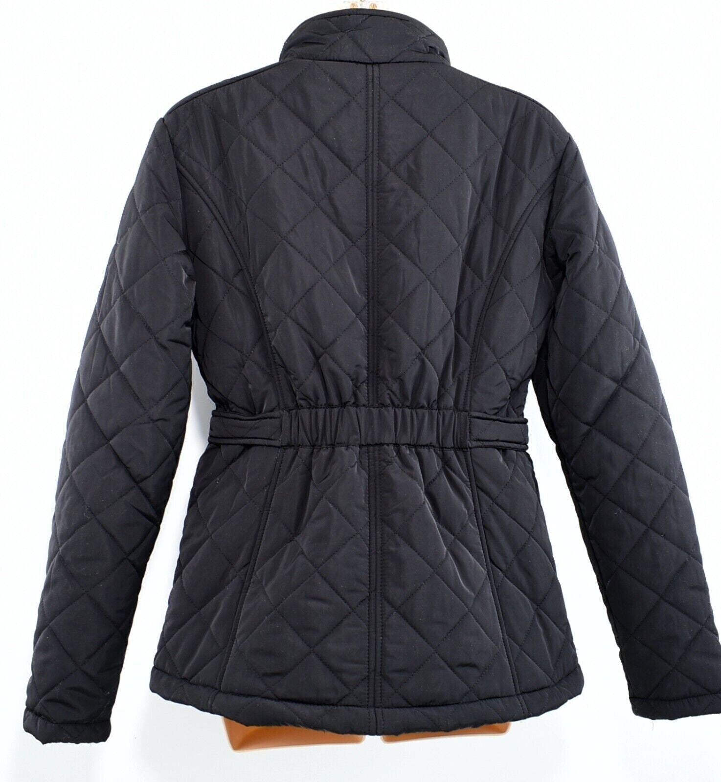 FIRETRAP Women's EMPIRE Quilted Jacket, Black, size M / UK 12