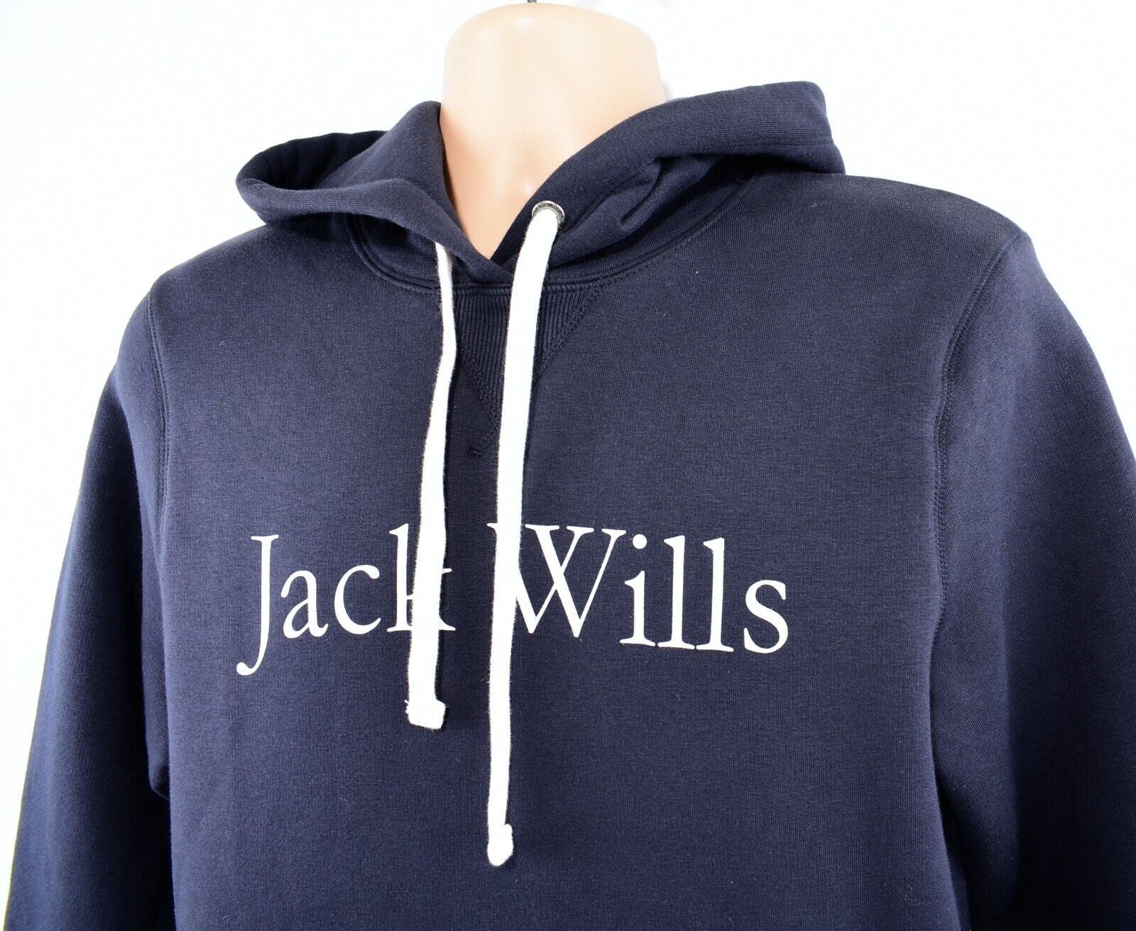 JACK WILLS Mens Rixon Heritage Hoodie Sweatshirt, Navy Blue, size XS