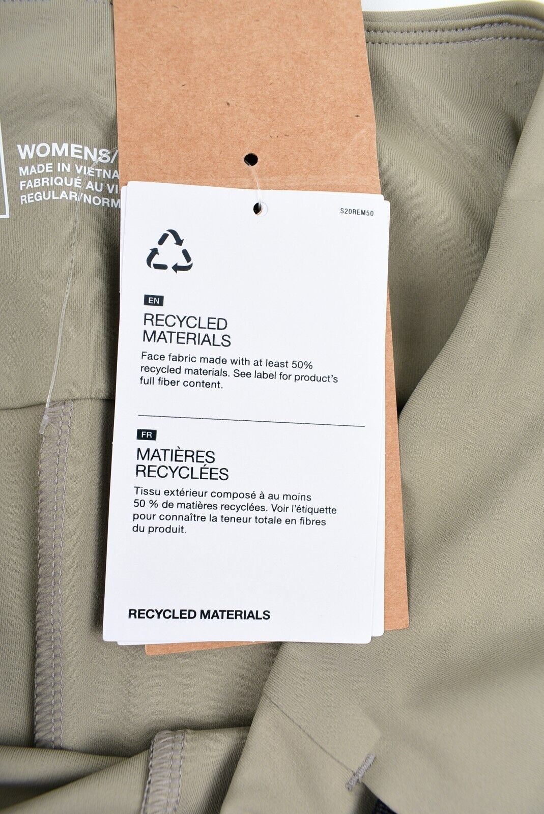 THE NORTH FACE Womens Waist Pack Outdoor Shorts, Mineral Grey, size L / UK 16