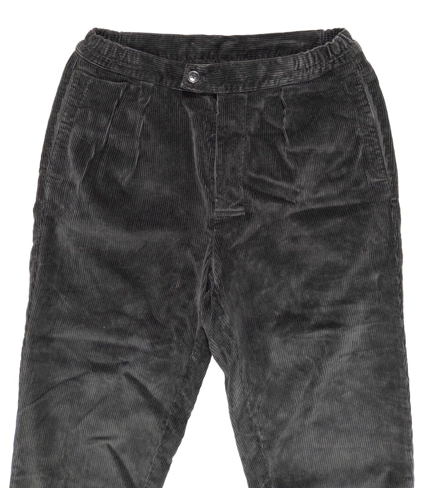 BARBOUR Men's Black Jumbo Cord Trousers Size UK W30