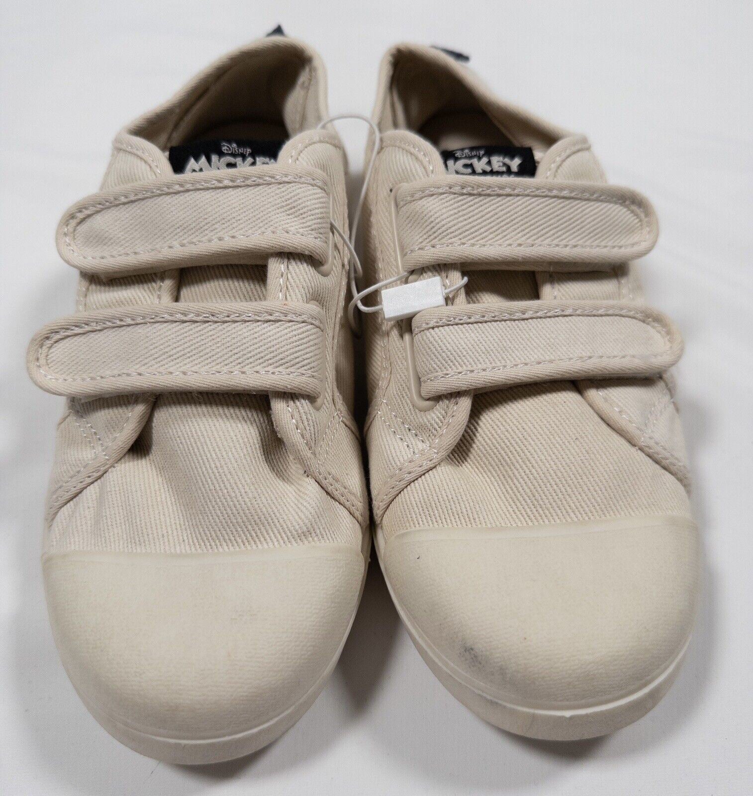 Zara Mickey Mouse Disney Kids Cream Trainers Shoes Size UK 1.5 Junior