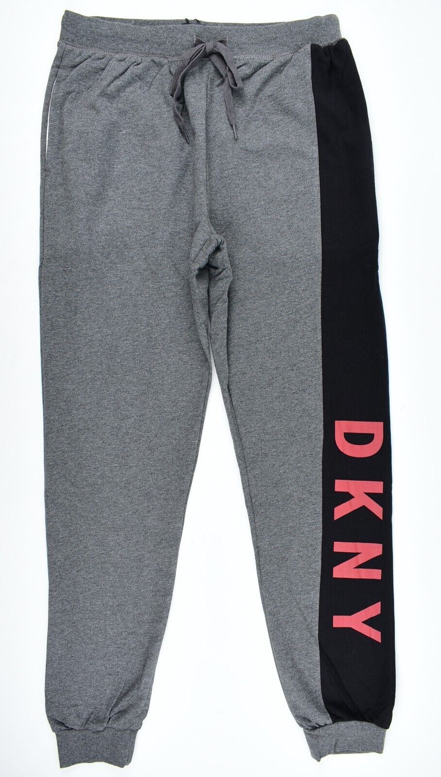 DKNY Mens Lounge Pants /Sweatpants, Grey-Black, size MEDIUM