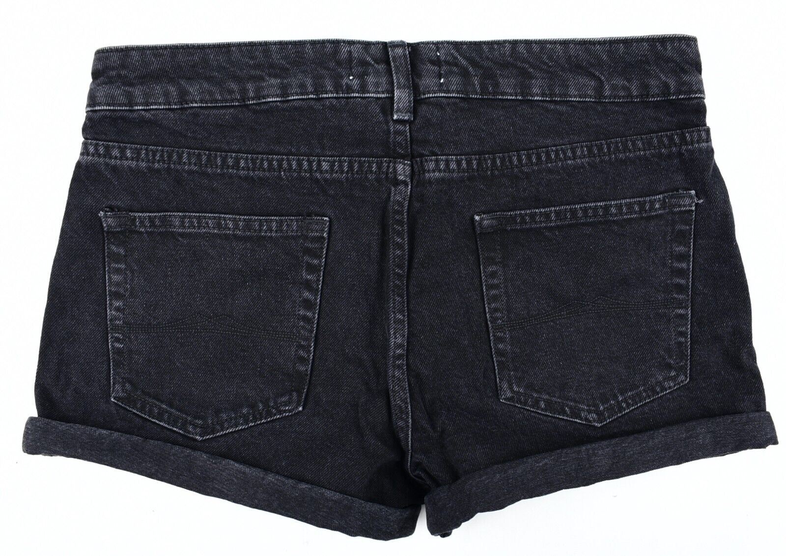 JACK WILLIS Womens LIZZIE Denim Shorts, Washed Black, size UK 10