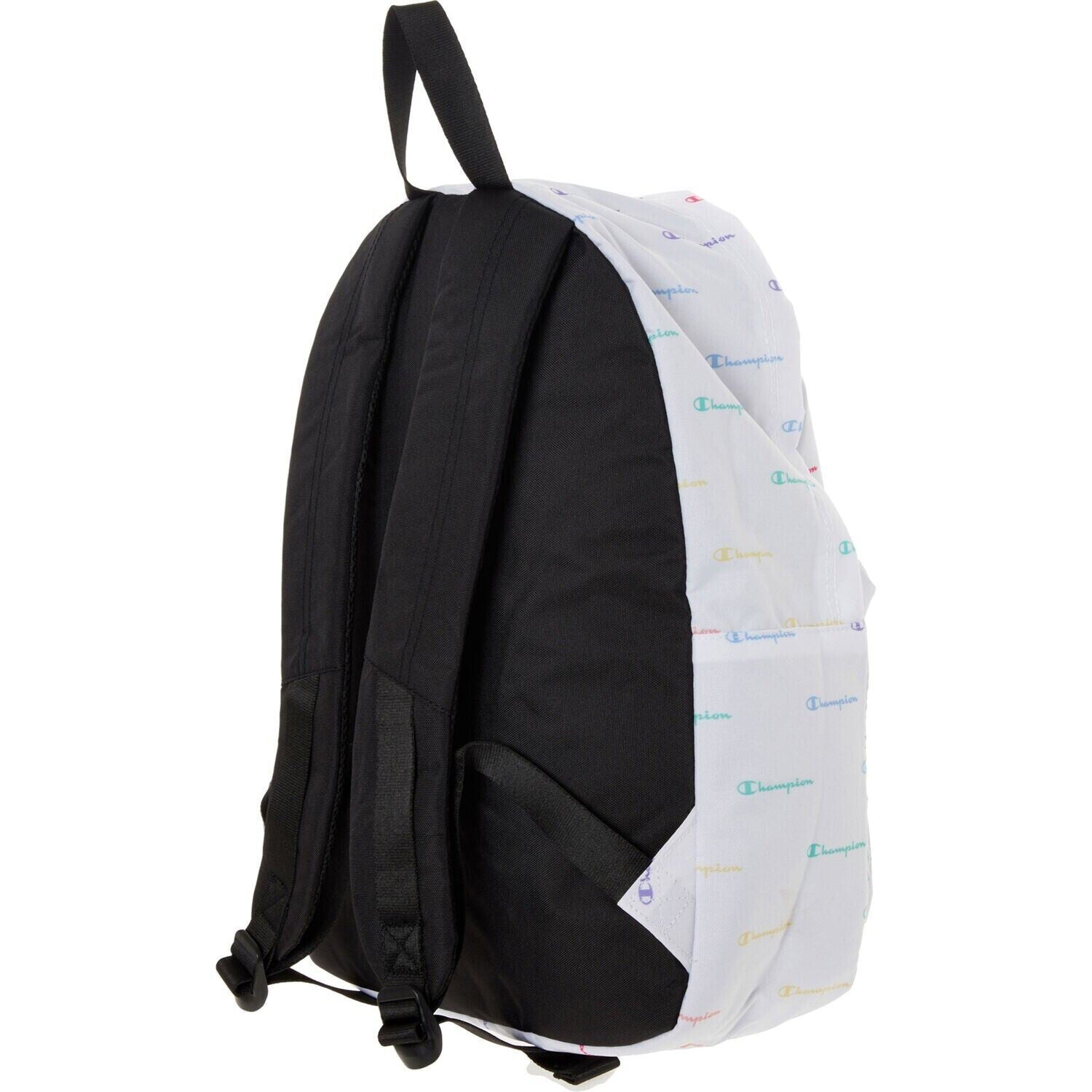 CHAMPION School/Travel Backpack, with Laptop Sleeve, Off-white/Multicoloured