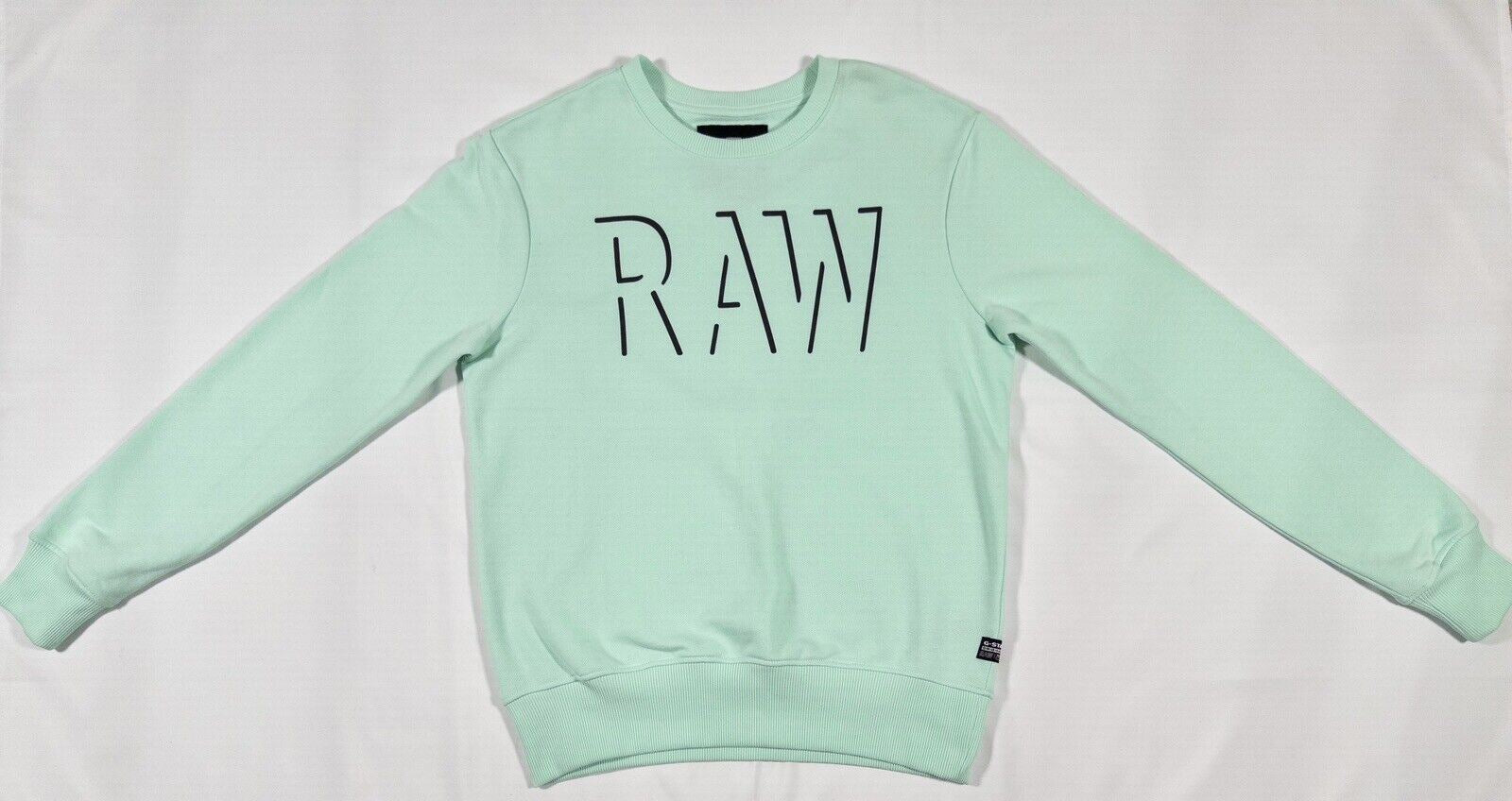 G-STAR RAW Men's Green Sweatshirt Jumper Size UK Small