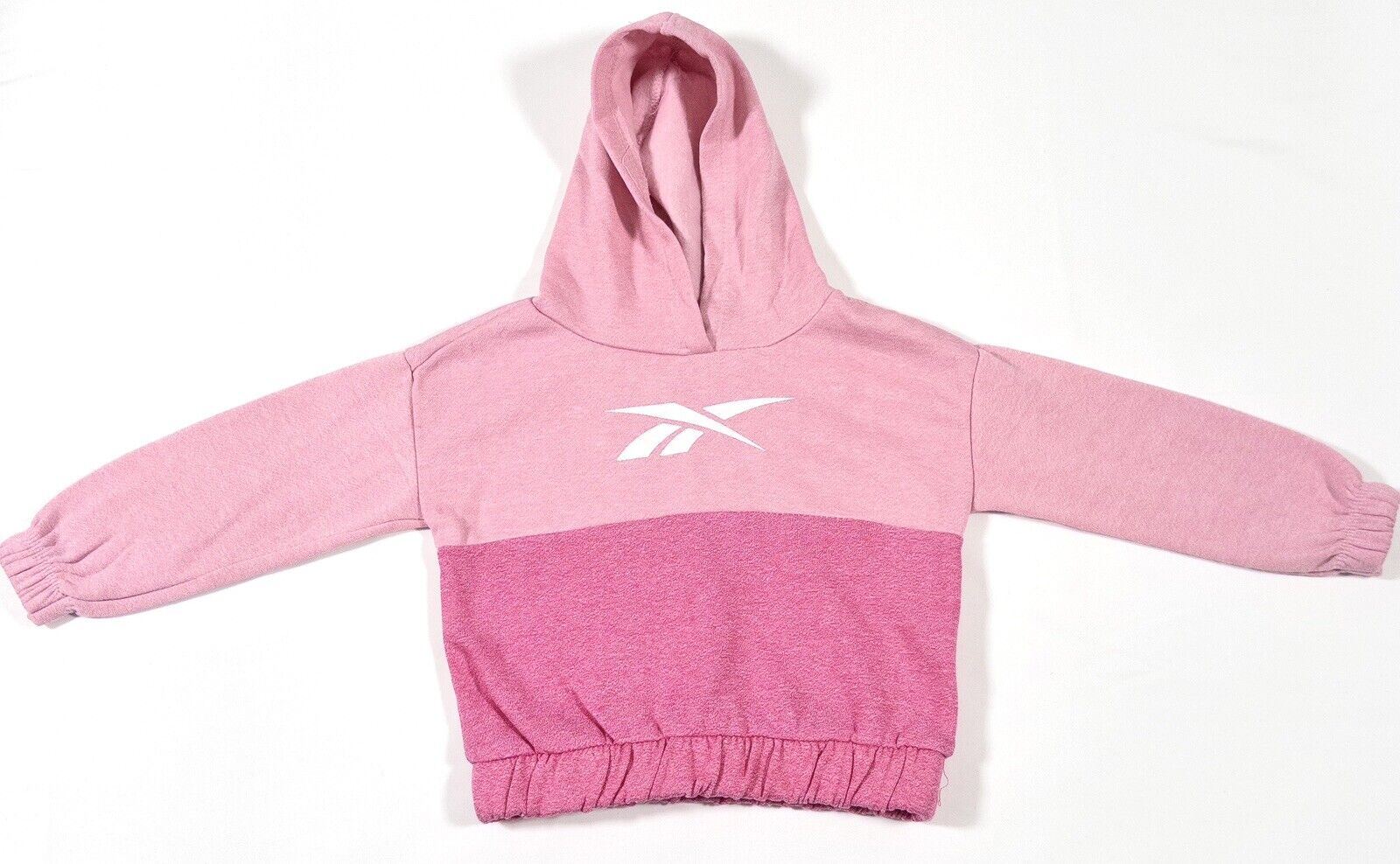 REEBOK Girls Infant Pink Hoodie Size UK 18-24 Months