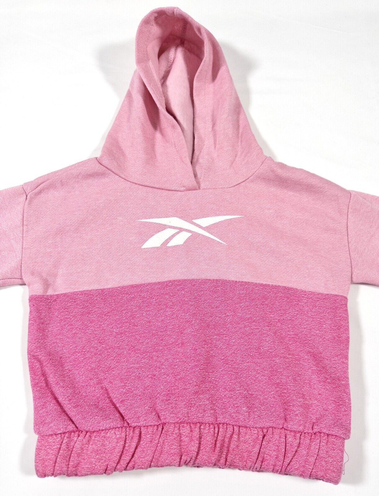 REEBOK Girls Infant Pink Hoodie Size UK 18-24 Months