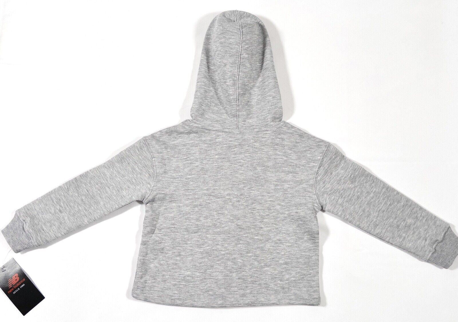 NEW BALANCE Grey Kids Girls Hoodie Sweatshirt Size UK 4 Years