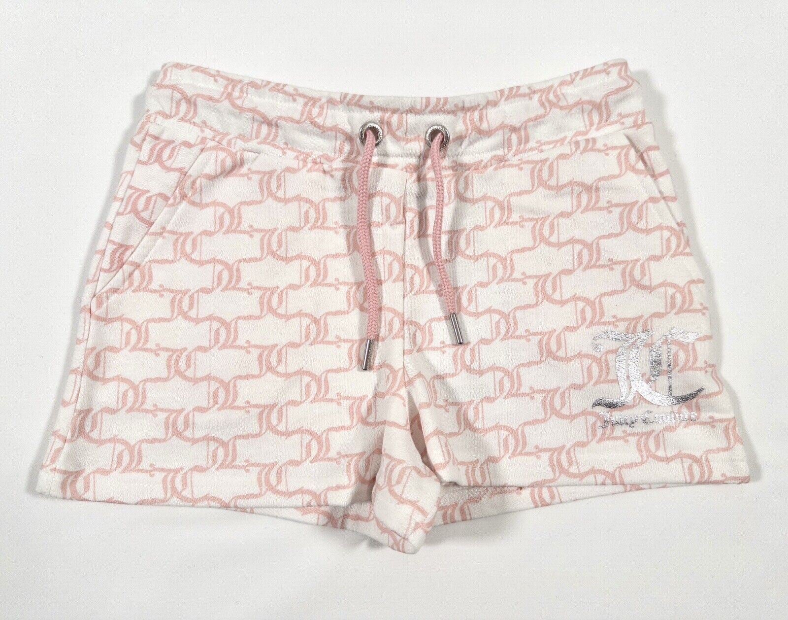 JUICY COUTURE Kids Girls Shorts Pink and White Size UK 8-9 Years