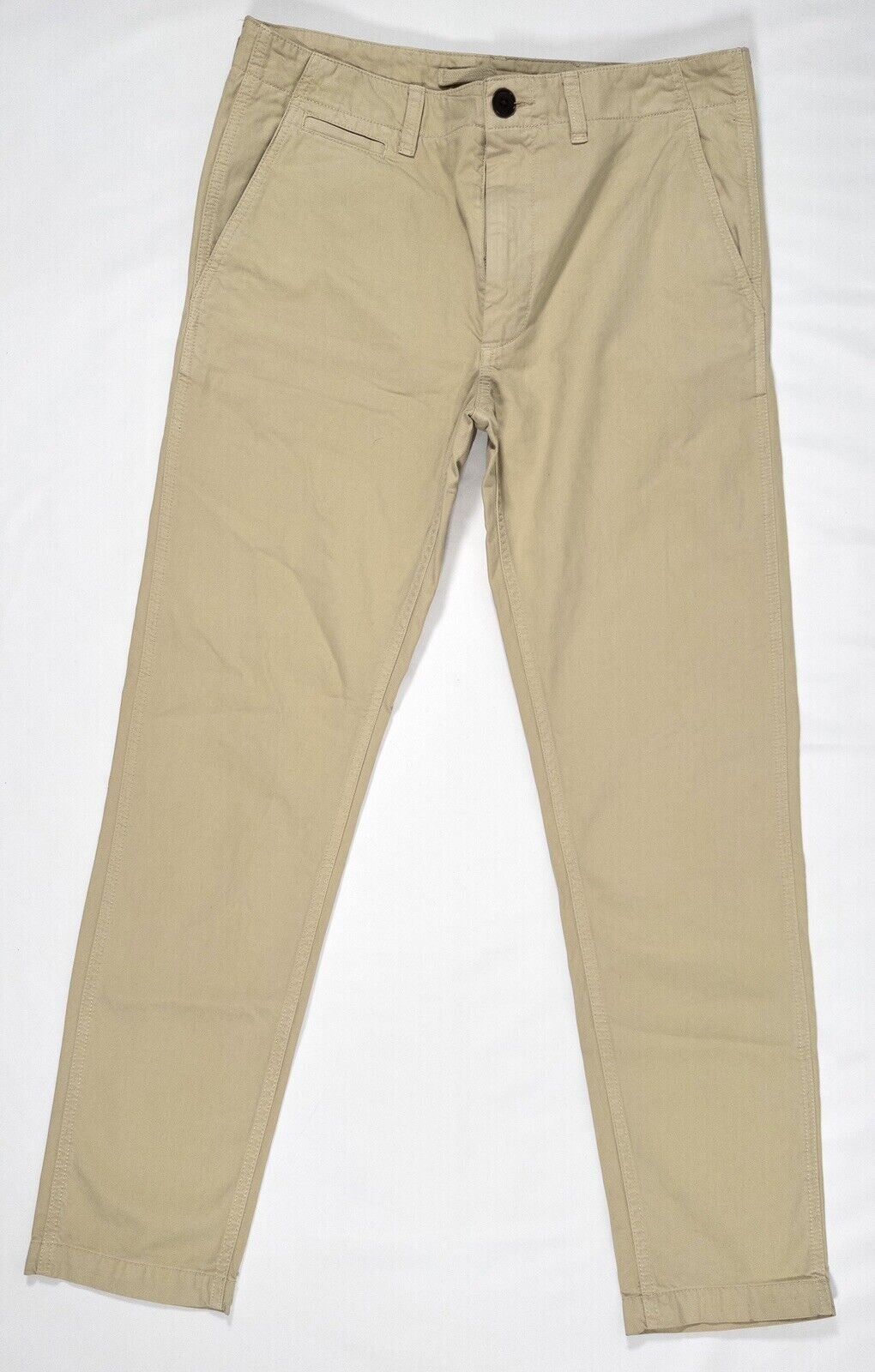 SUPERDRY Men's Sand Pale Khaki Chinos Slim Size UK W32 L32