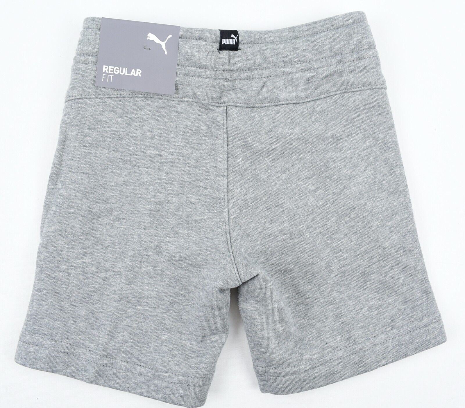 PUMA Kids Boys French Terry Sweatshorts, Grey, size 1-2 years