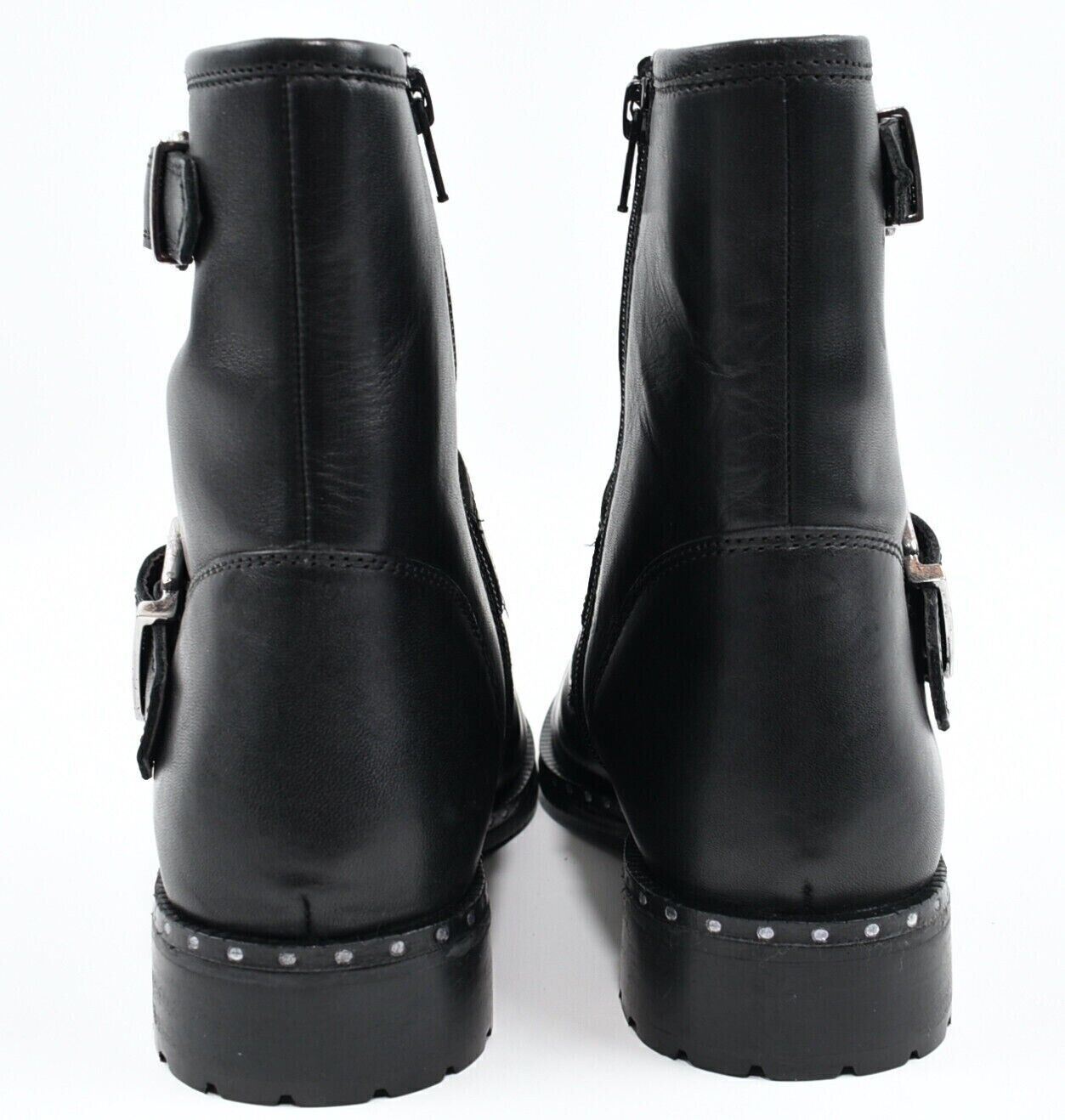 DUNE Women's RIKER 2 Boots, Genuine Leather, Black, size UK 7 /EU 40