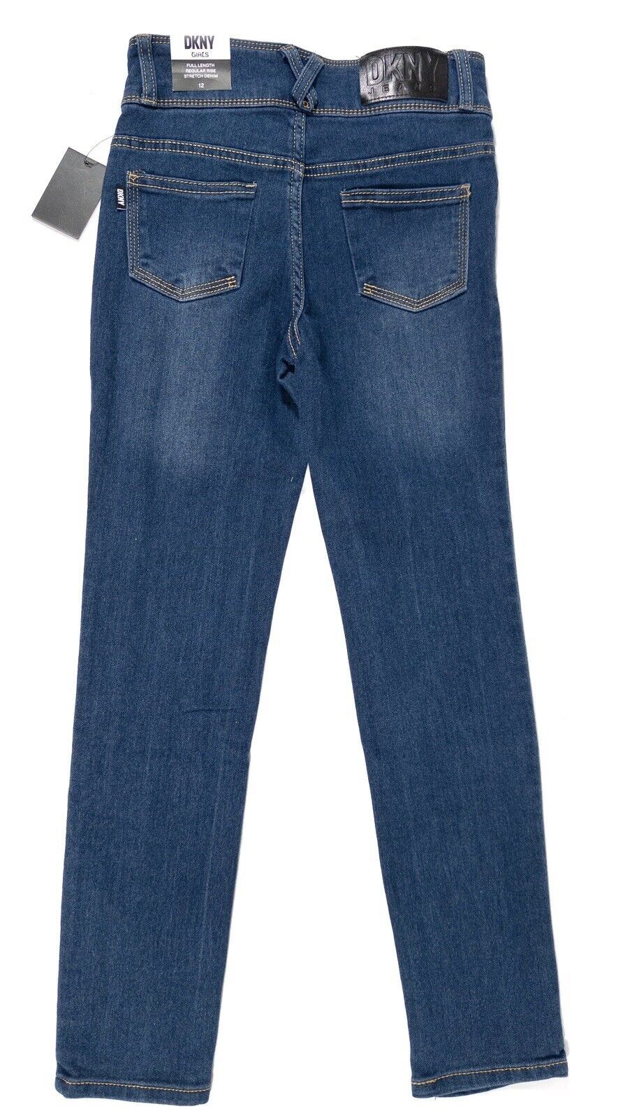 DKNY JEANS Kids Girls Stretch Blue Jeans Size UK 12 Years