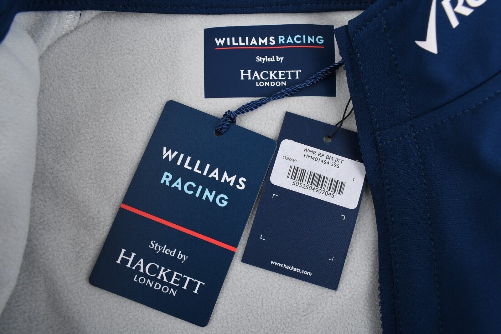 HACKETT Williams Racing 2016 Formula One Replica Team Jacket size Small