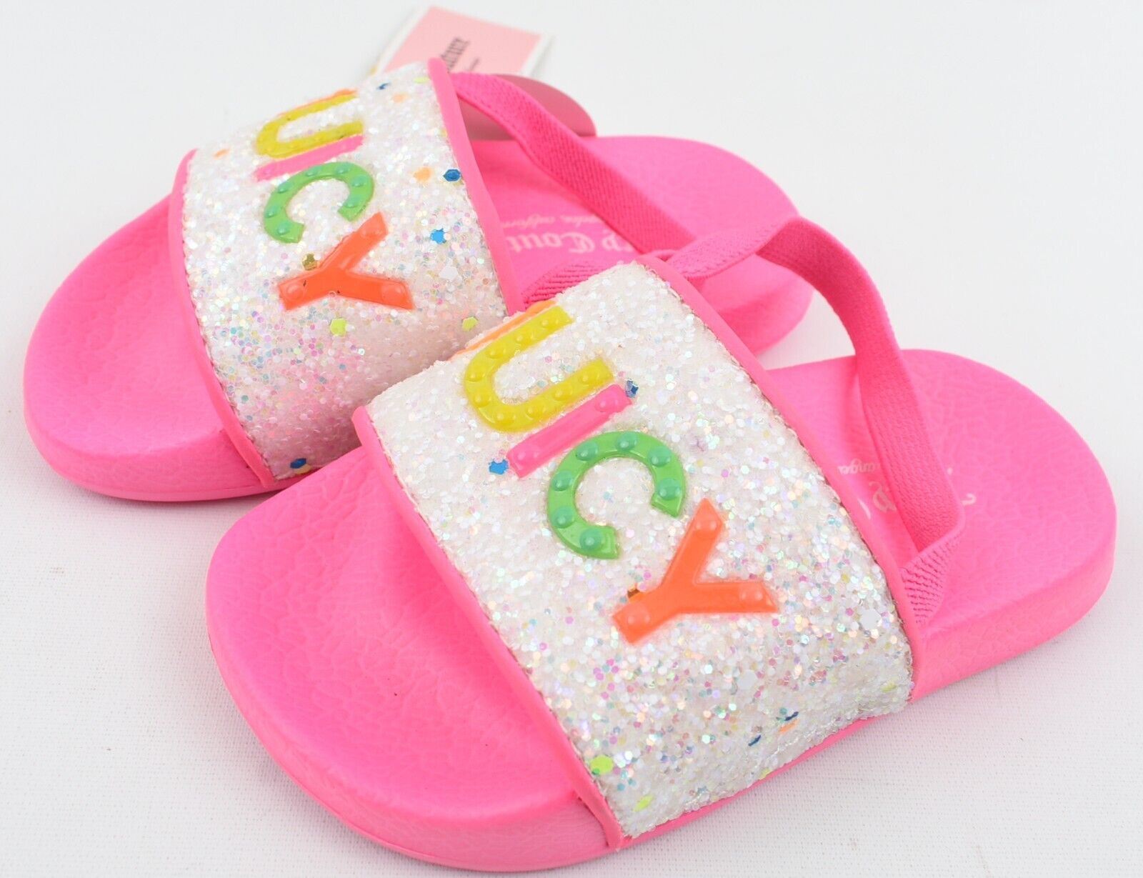 JUICY COUTURE Baby Girls LIL LOS RIOS Sandals Pink/Multi, UK Infant 4.5