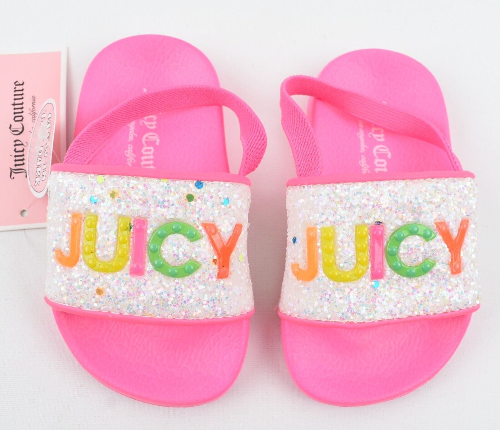 JUICY COUTURE Baby Girls LIL LOS RIOS Sandals Pink/Multi, UK Infant 4.5