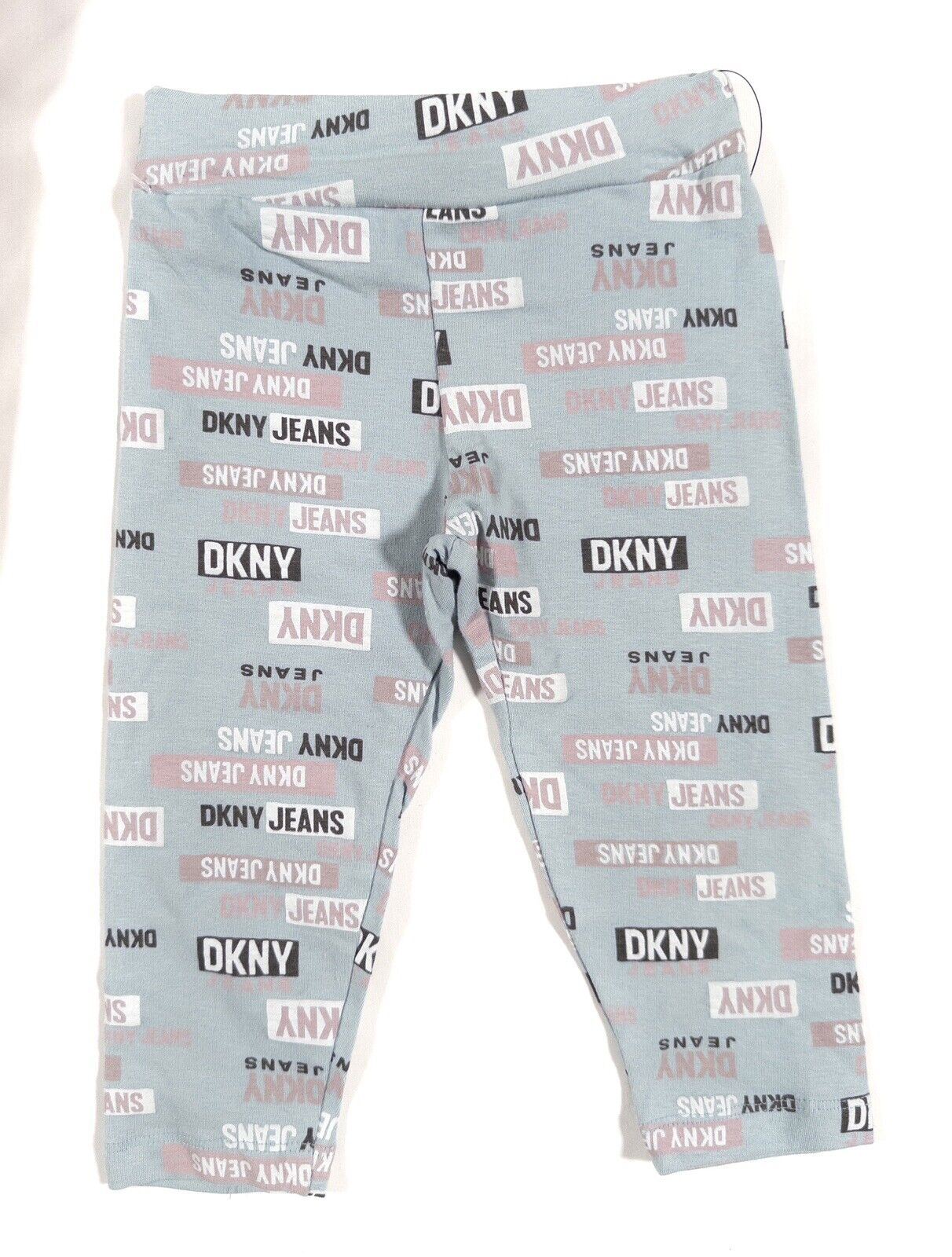 DKNY Infant Girls Hooded Top Trousers Leggings Pink Blue Size UK 18 Months