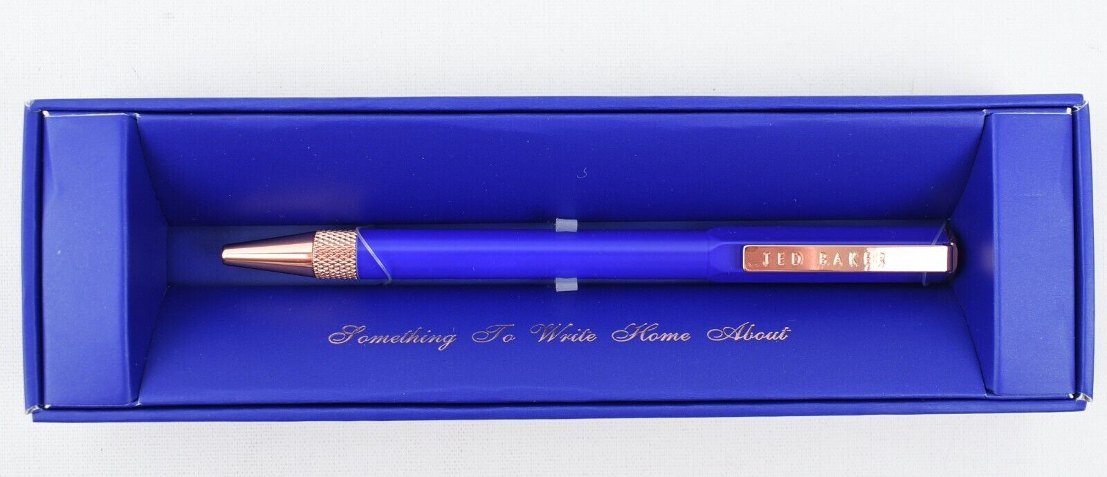 TED BAKER Electric Blue Sapphire Ballpoint Pen, Gift Boxed