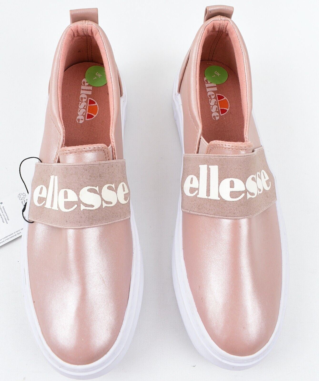 ELLESSE Womens PANFORTE Slip On Shoes Pumps, Rose Pink, size UK 7 /EU 41