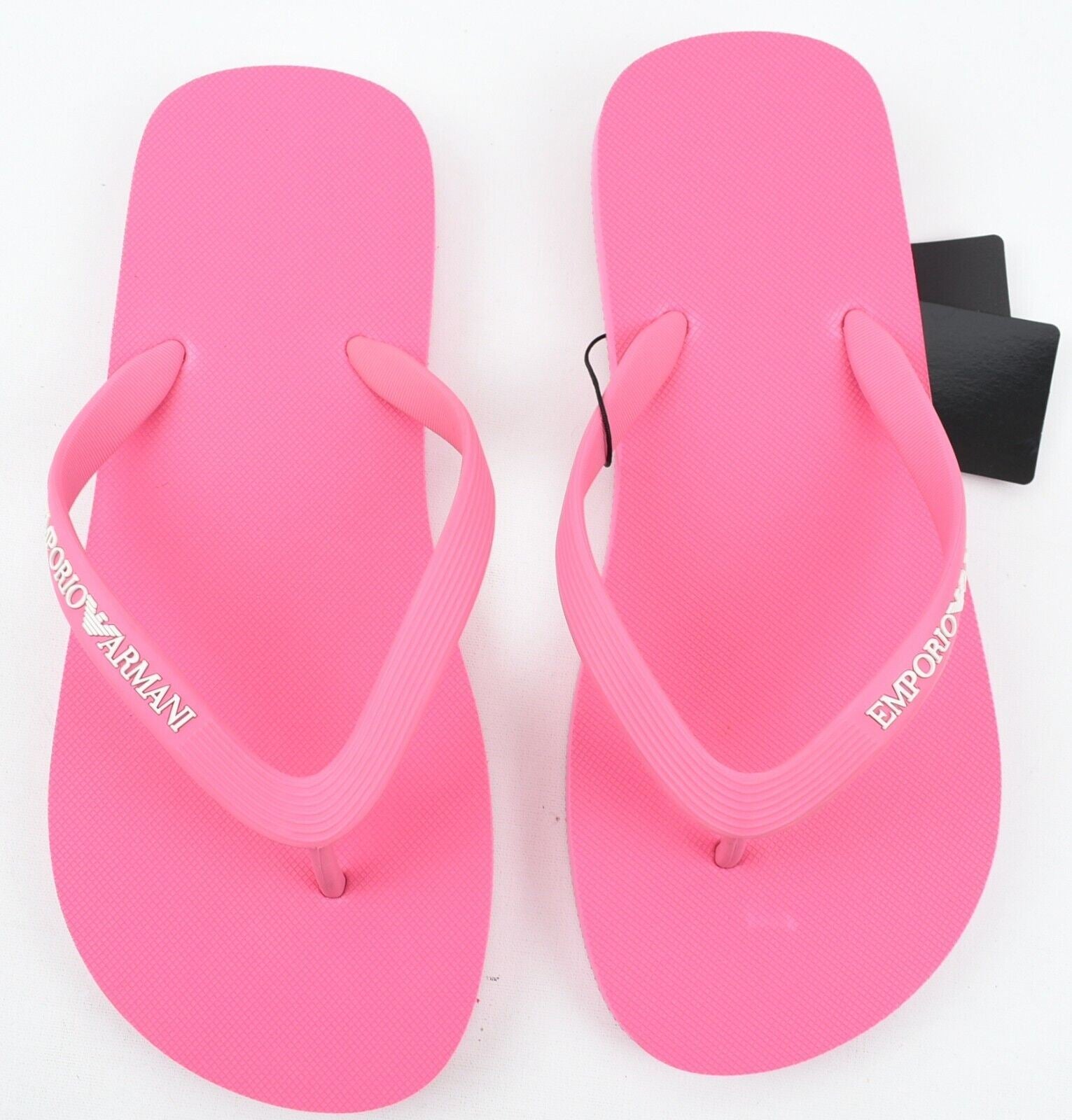 EMPORIO ARMANI Womens Flip Flops, Sandals, Pink, size UK 6 /EU 39