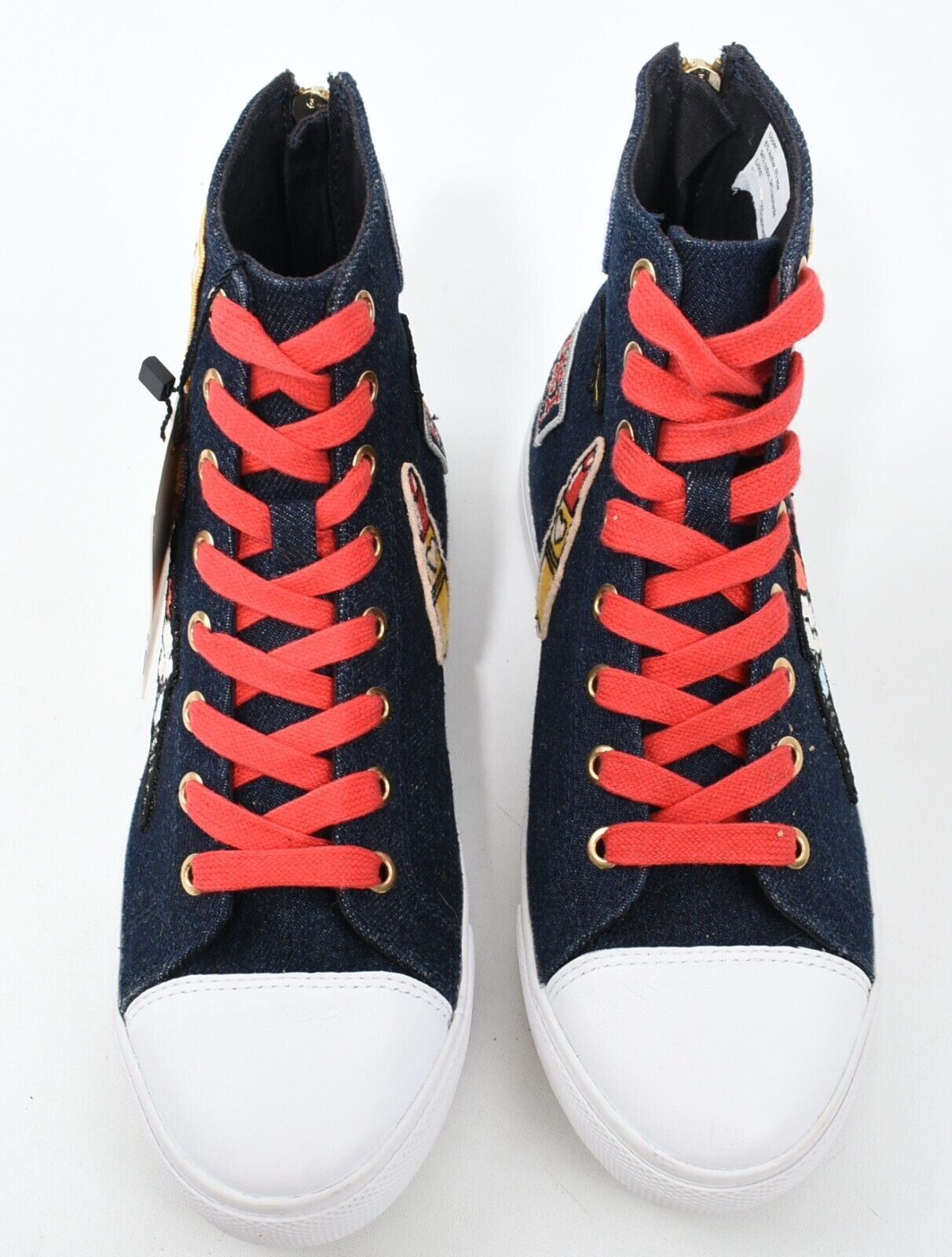 TOMMY HILFIGER x GIGI HADID Womens High Top Sneakers, size UK 5 / EU 38