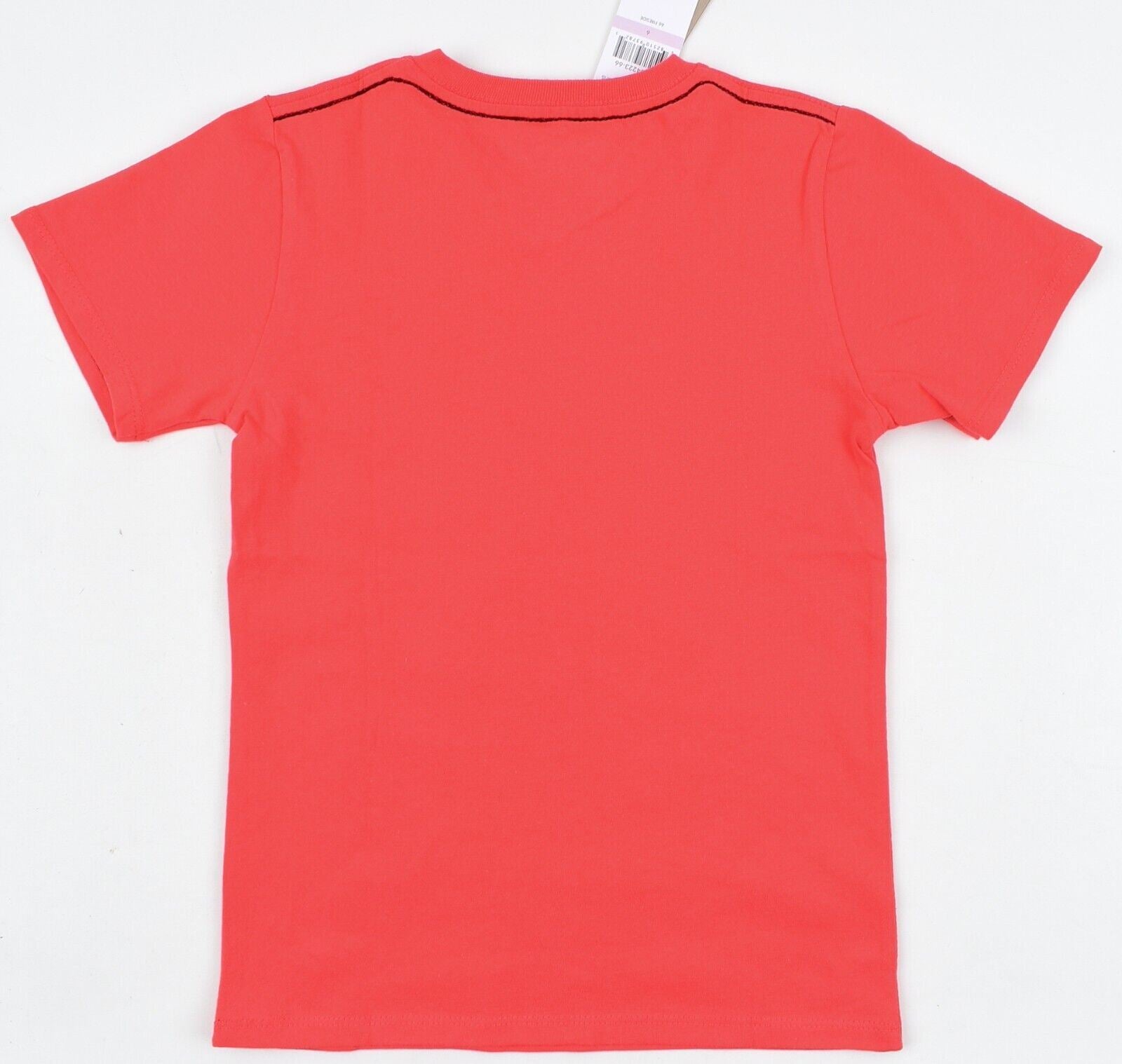 CALVIN KLEIN Boys Kids Logo Print V-neck T-shirt, Fireside Red, size years 6