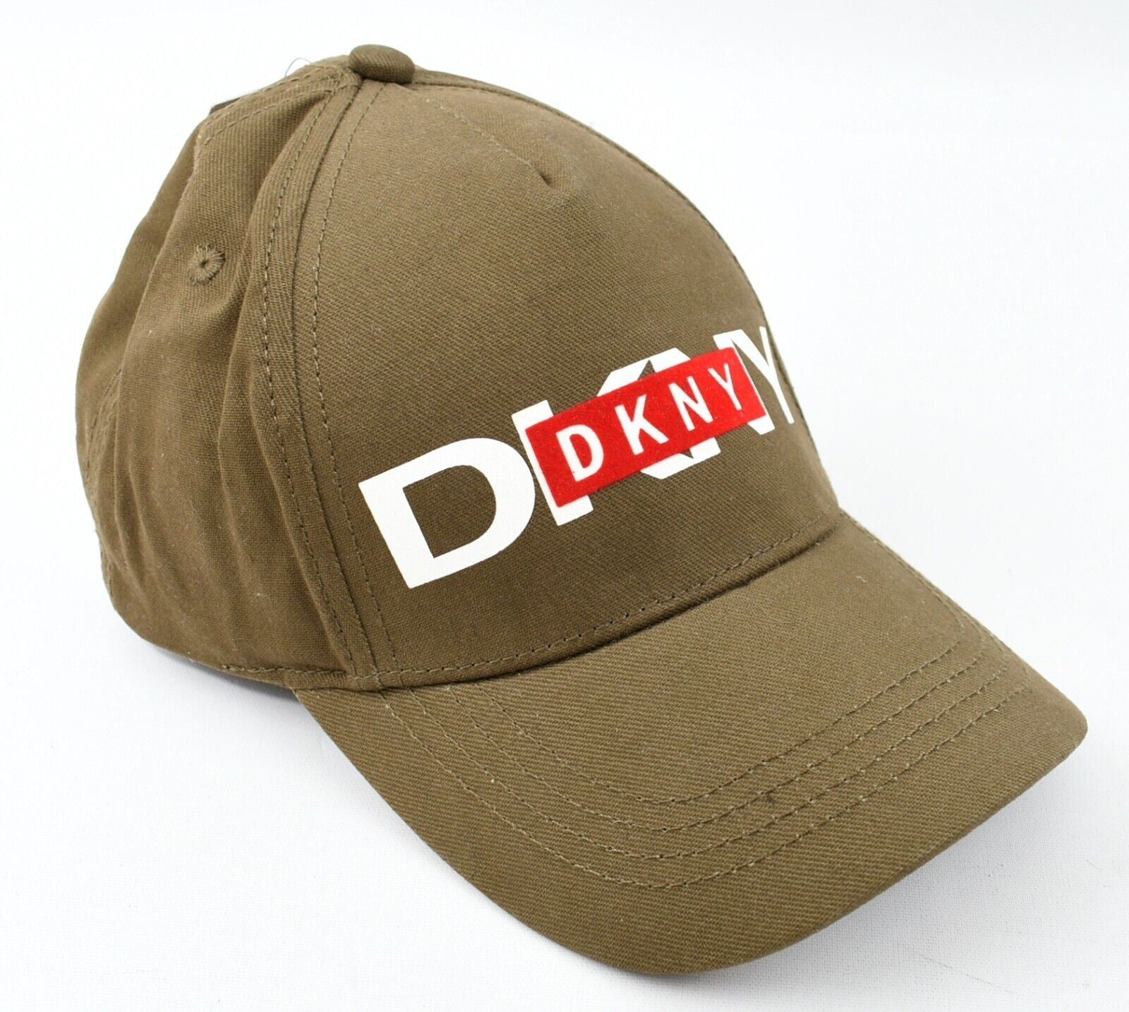 DKNY Boys Kids Logo Baseball Cap, Olive Green, size I. (50cm)