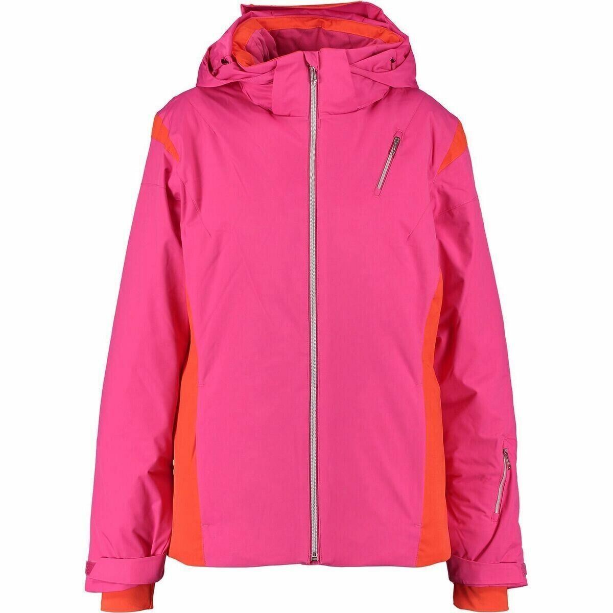 SPYDER Womens PREVAIL Ski Jacket, Pink/Orange, size UK 6