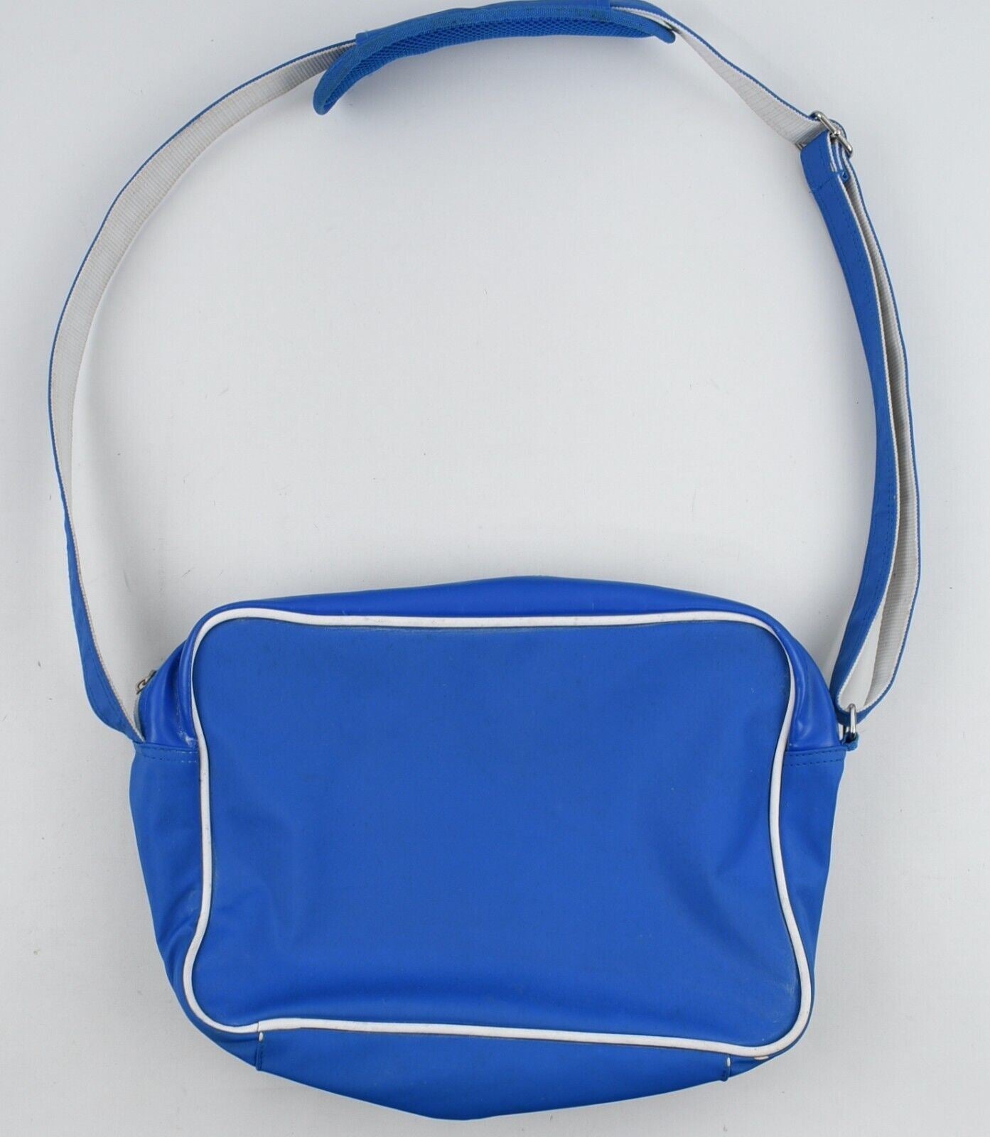 ADIDAS Mens Womens Messenger Crossbody Bag, Blue/White