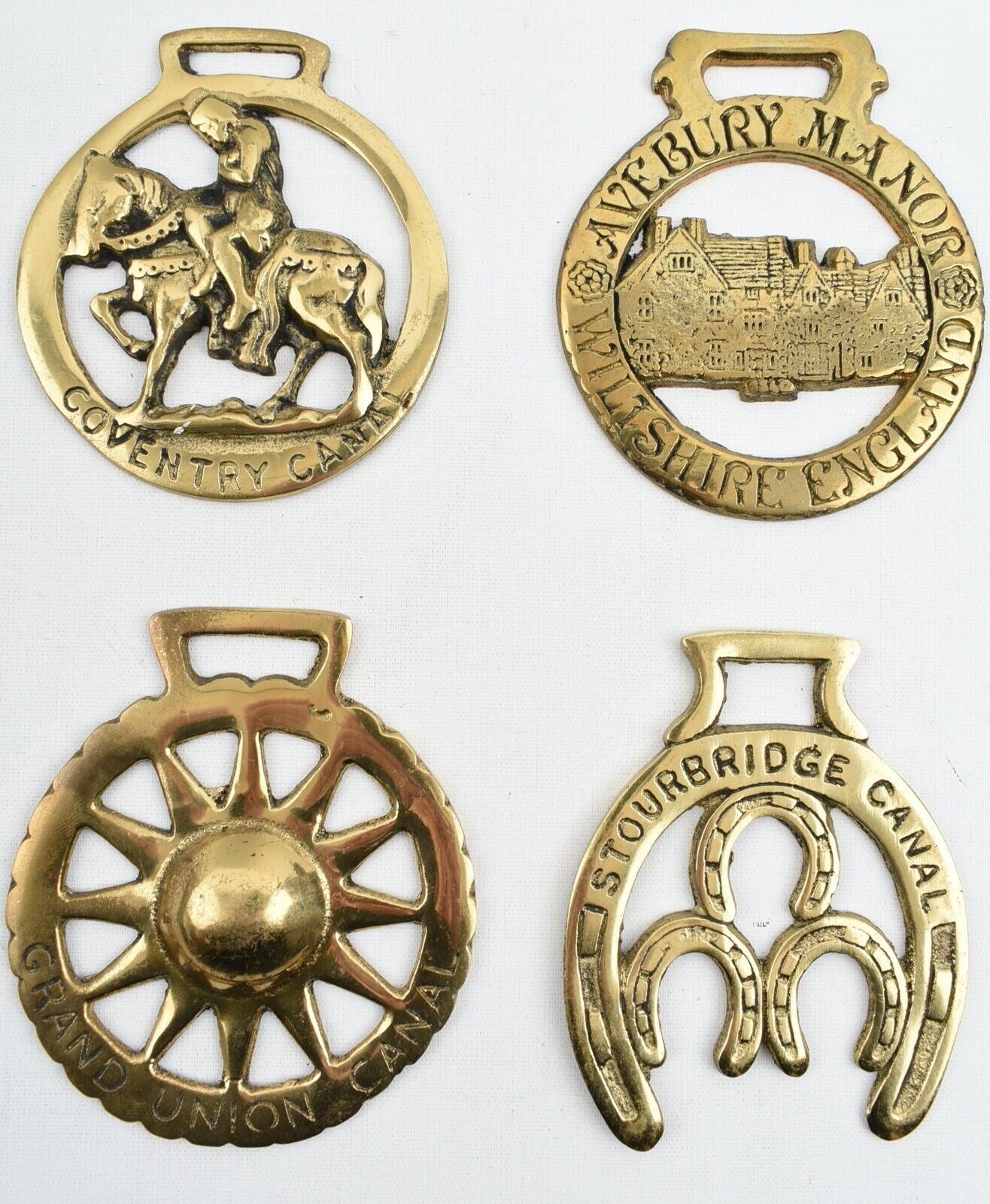 Collection of 16 Horse Brasses, Various Designs