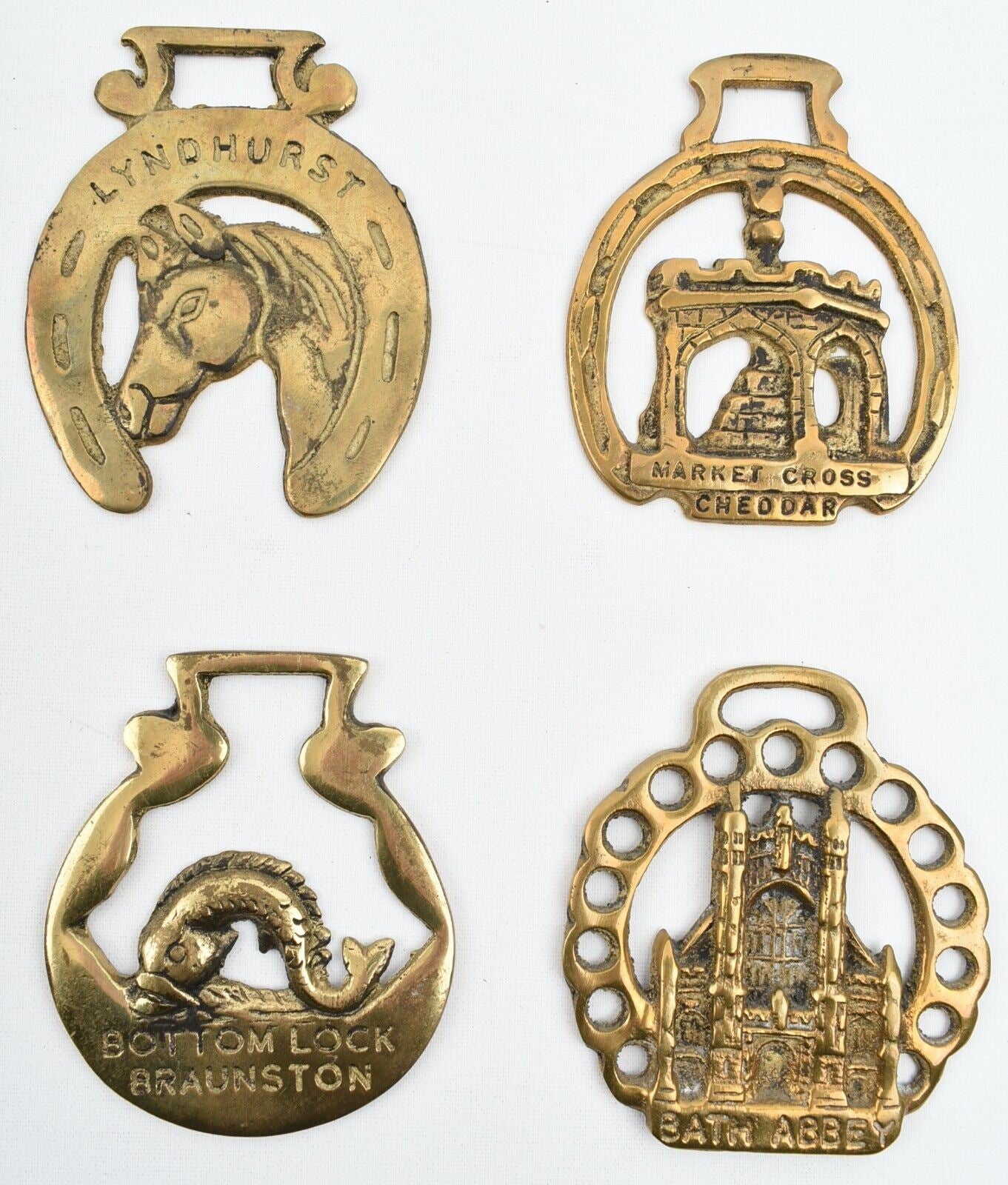 Collection of 16 Horse Brasses, Various Designs