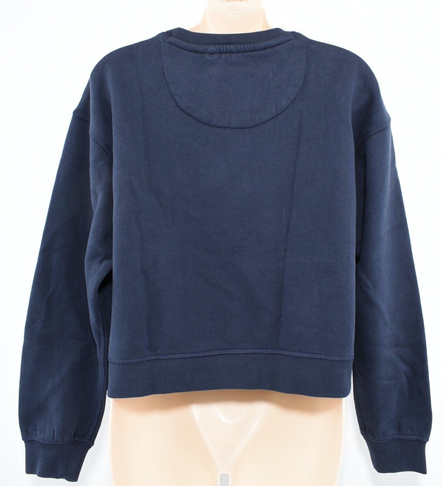 JACK WILLS Womens MELLOR Cropped Sweatshirt, Navy Blue, size XS /UK 8